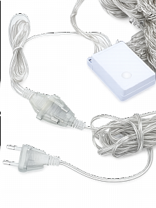 Удлинитель для гирлянды прозрачный 3м Орбита OT-ELE01